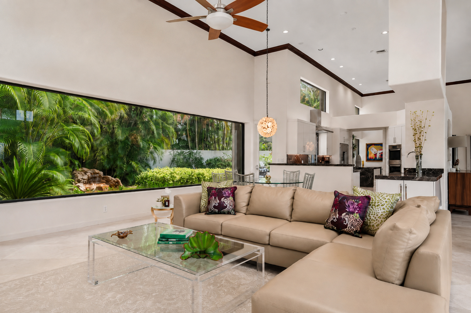 Boca House project — dining space styled by Modern Outlet Home Decor